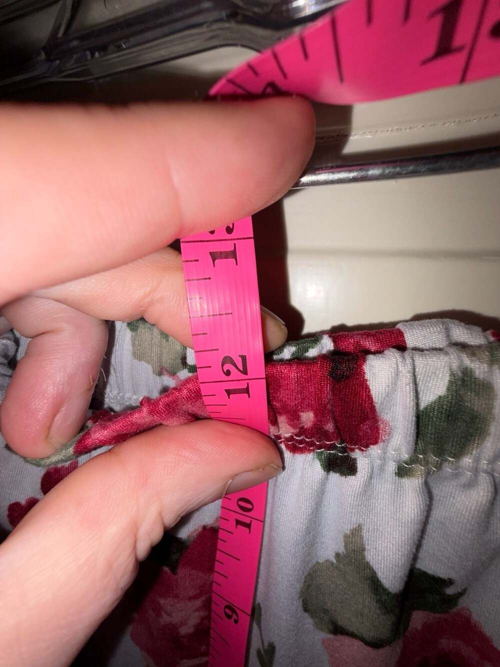 Arabella Floral Two-Piece Set White Red Roses - Picture 7 of 9